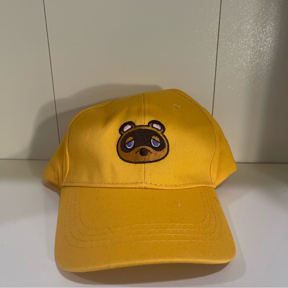 Yellow Animal Crossing Adjustable Ball Cap Unisex
